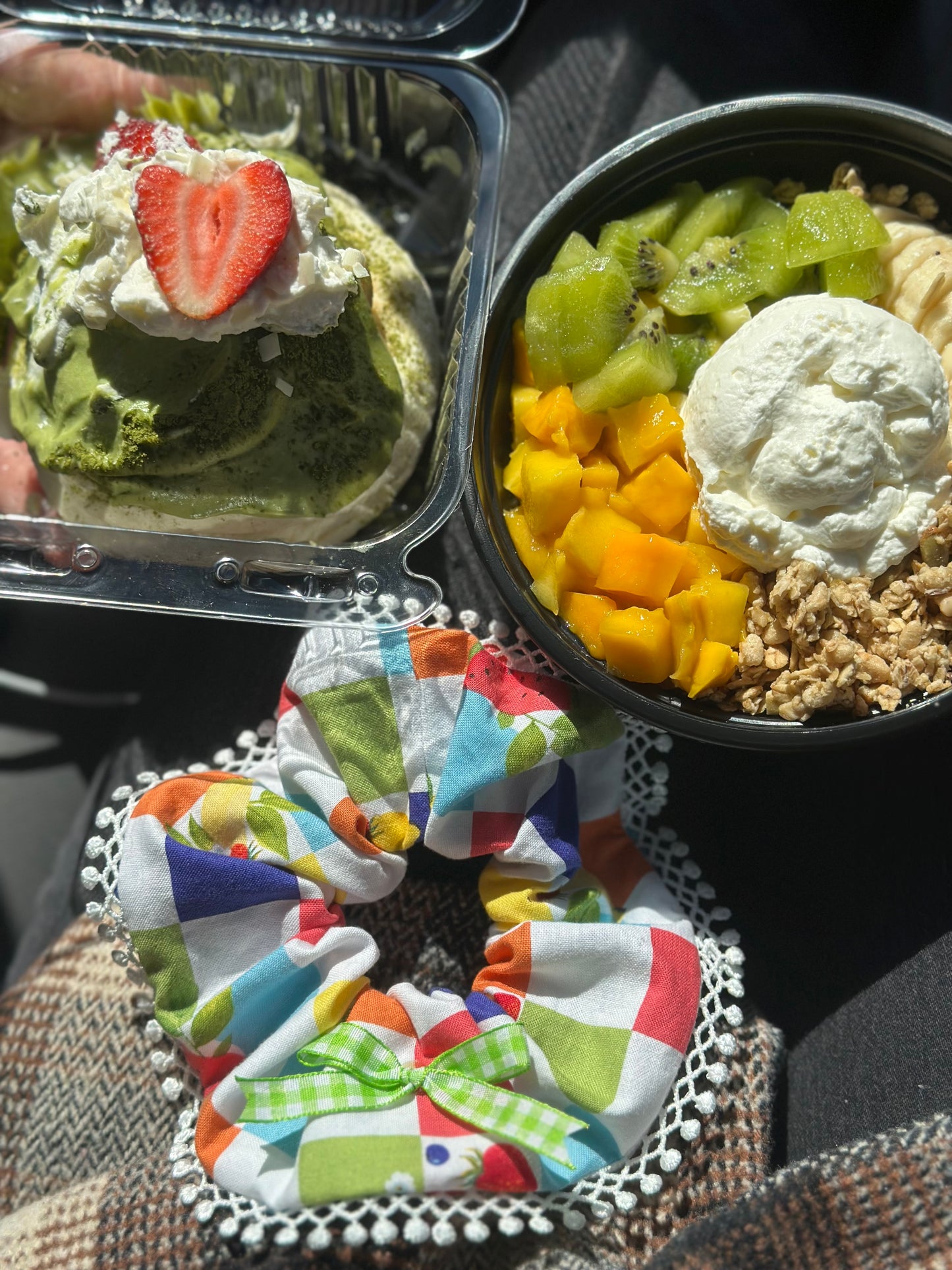 Rainbow Scrunchy