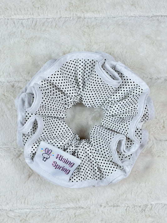 Puffy Polka Dot Scrunchy